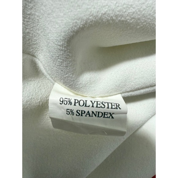 HOUSE OF CB LONDON White Mock Neck Cape Sleeve High Slit Bodycon Mini Dress XS - Picture 11 of 11